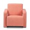 Baxton Studio Madian Modern & Contemporary Light Red Fabric Upholstered Armchair 204-12581 - alternate 3